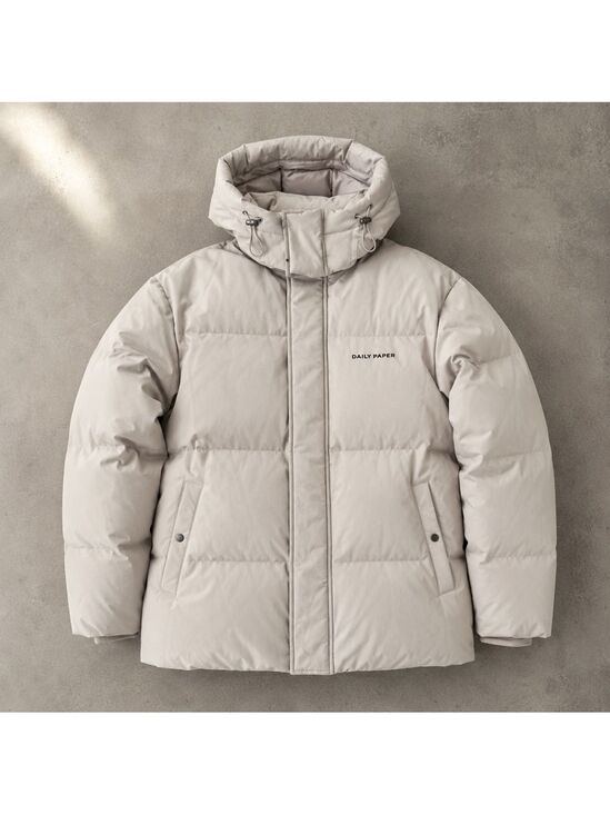 Daily Paper Jackets & Blazers - DAILY PAPER The Nicole Puffer in Nacreous Clouds Beige